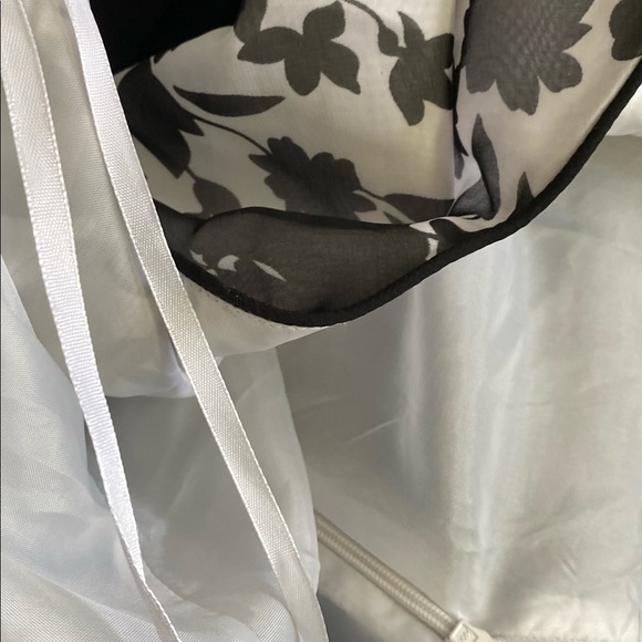 Beautiful Dress Barn Lined Black and White Frock - Picture 8 of 11